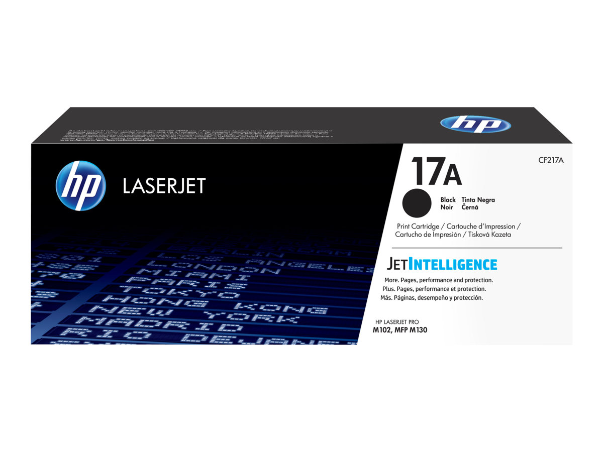 HP 17A – black – original – LaserJet – toner cartridge (CF217A)