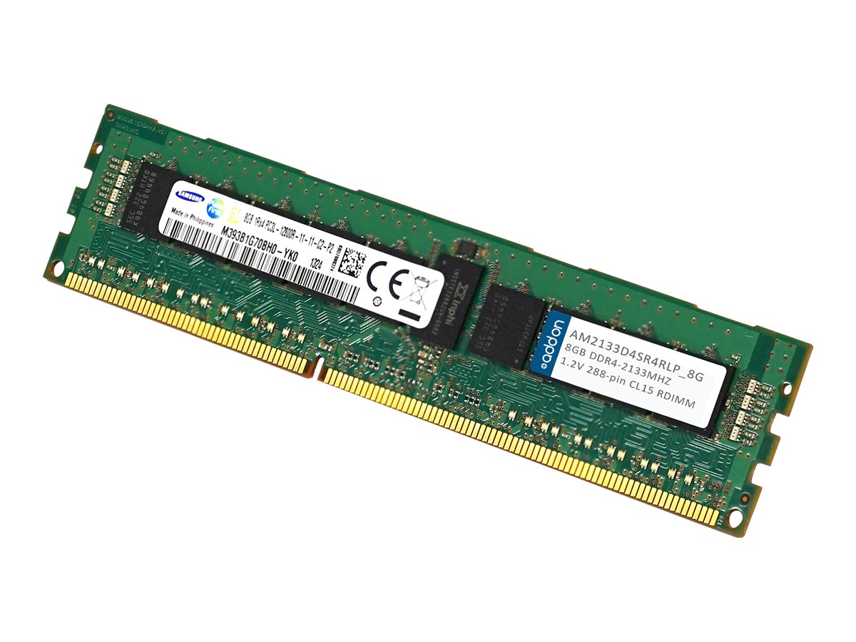 AddOn 8GB Industry Standard Factory Original RDIMM – DDR4 – module – 8 GB – DIMM 288-pin – 2133 MHz / PC4-17000 – registered