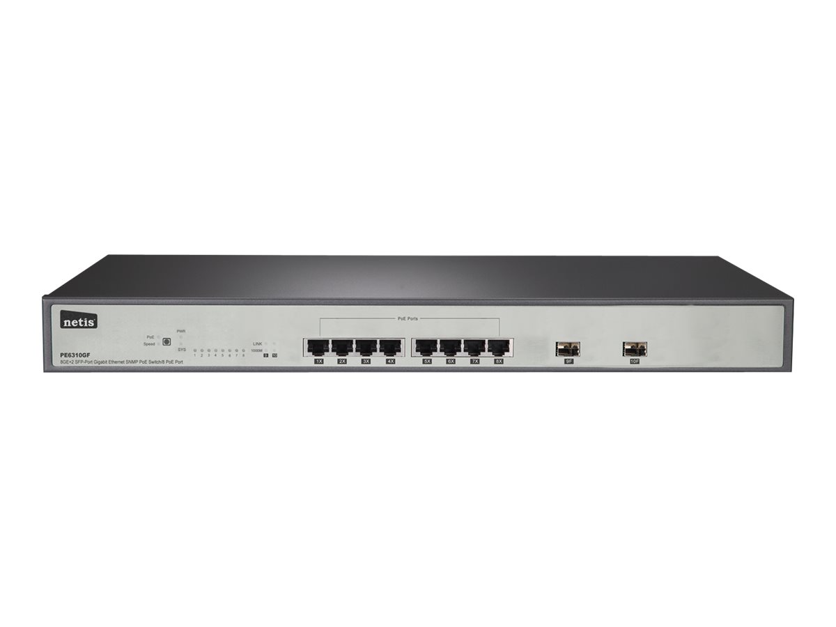 Netis PE6310GF – switch – 10 ports – managed – rack-mountable