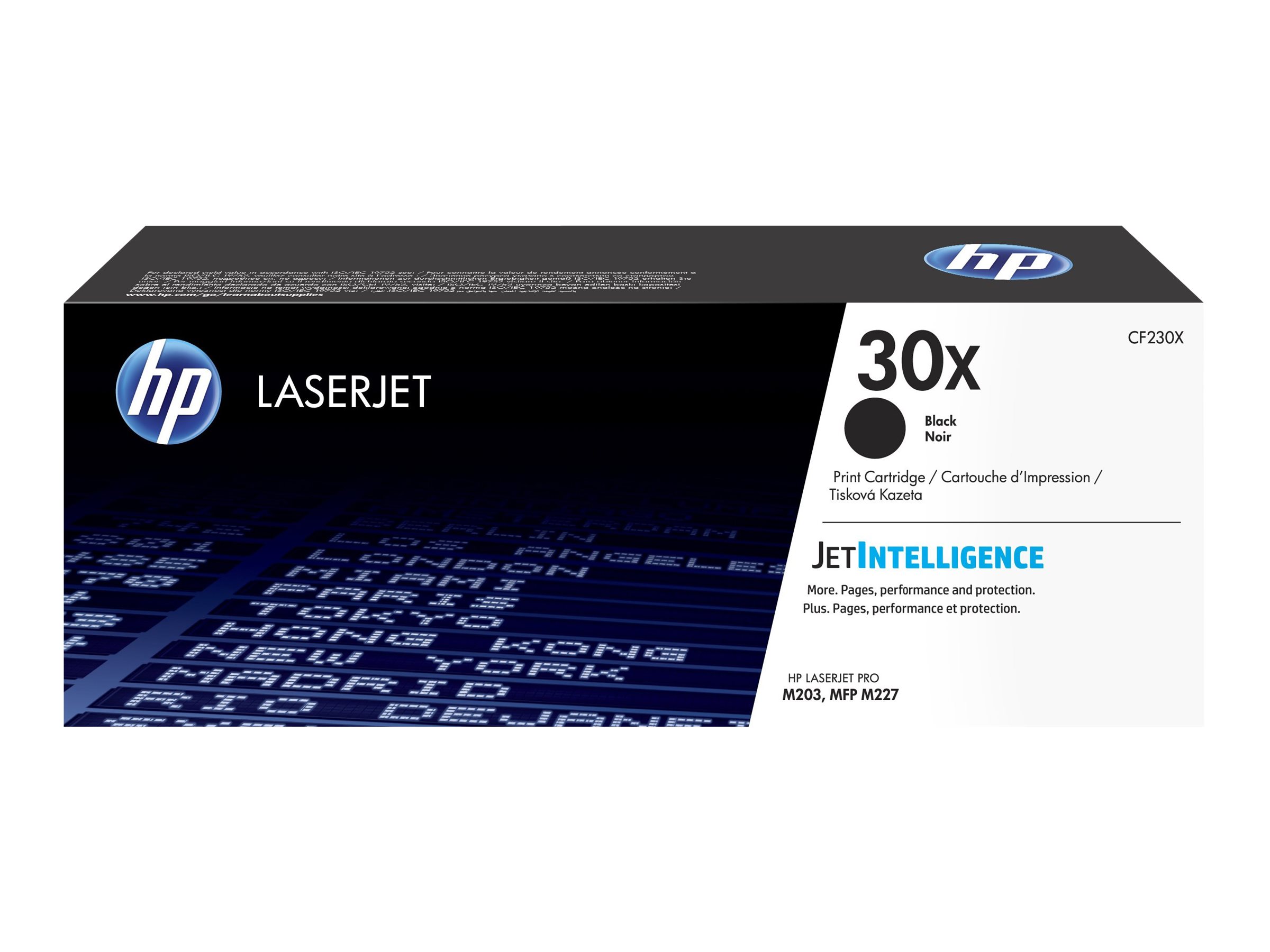 HP 30X – black – original – LaserJet – toner cartridge (CF230X)