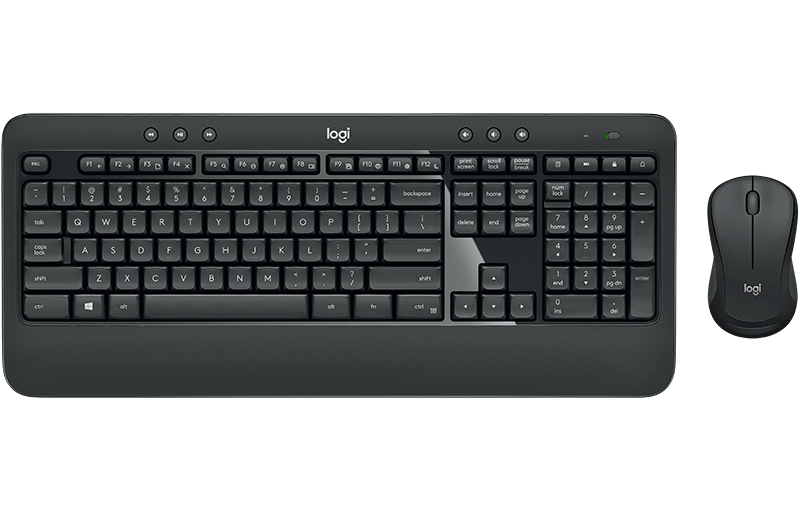 Logitech MK540 Advanced – keyboard and mouse set – QWERTY – English – carbon Input Device