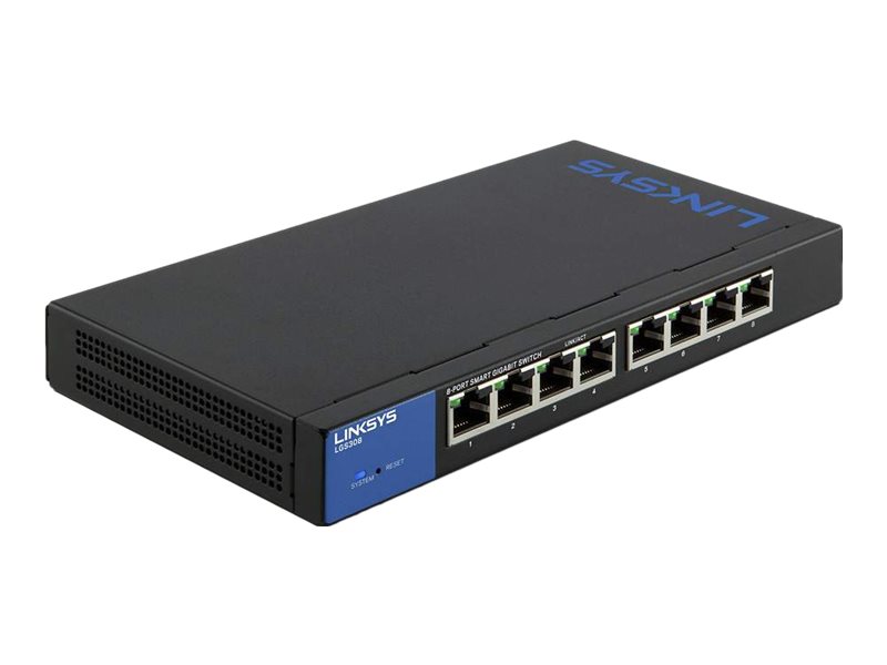 Linksys Business Smart LGS308 – switch – 8 ports – managed