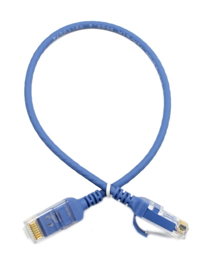 Leviton P.Cable Cat6 2Ft Blue