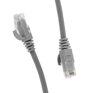 Leviton P.Cable Cat6 2ft GY