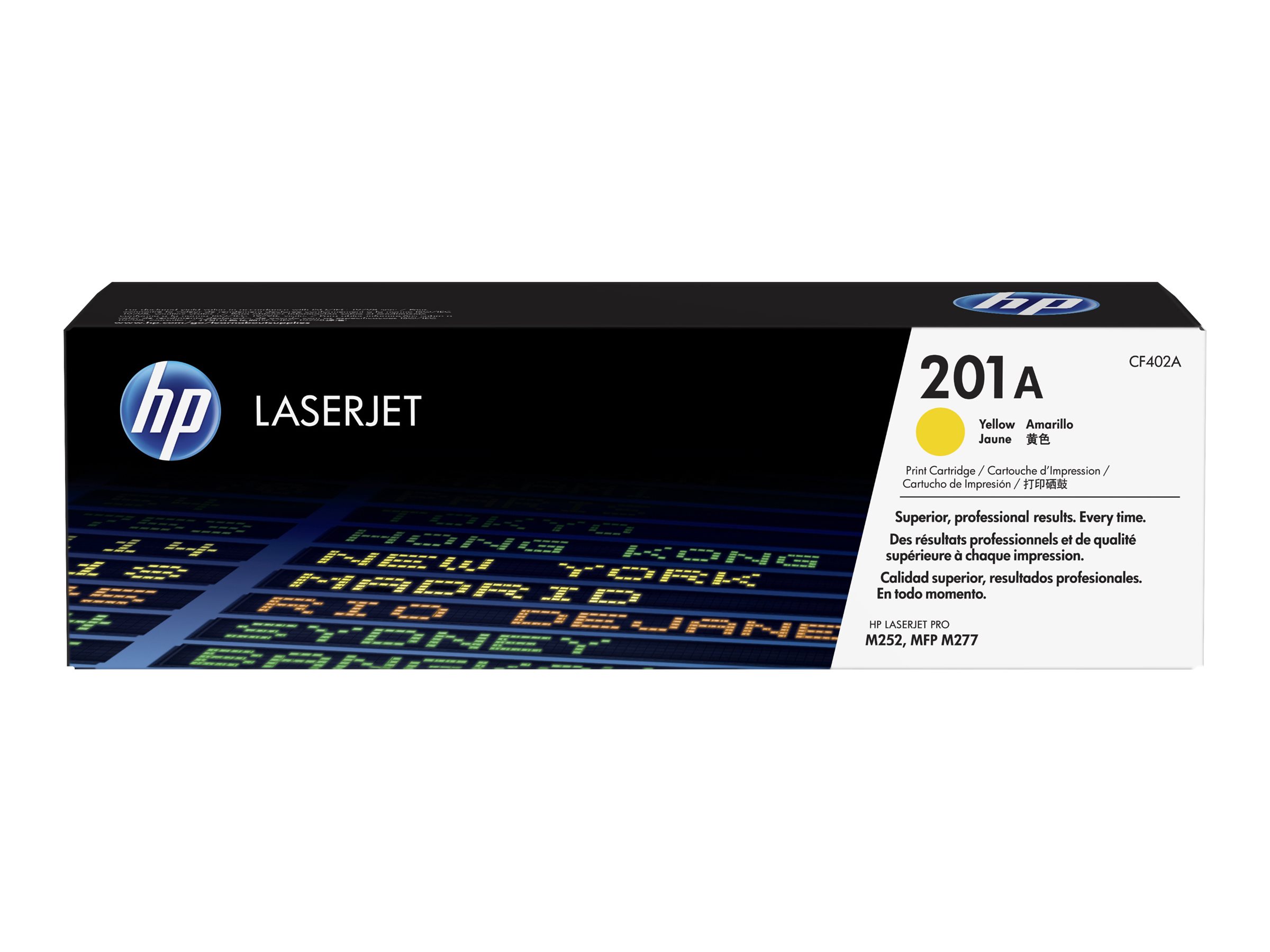 HP 201A – yellow – original – LaserJet – toner cartridge (CF402A)