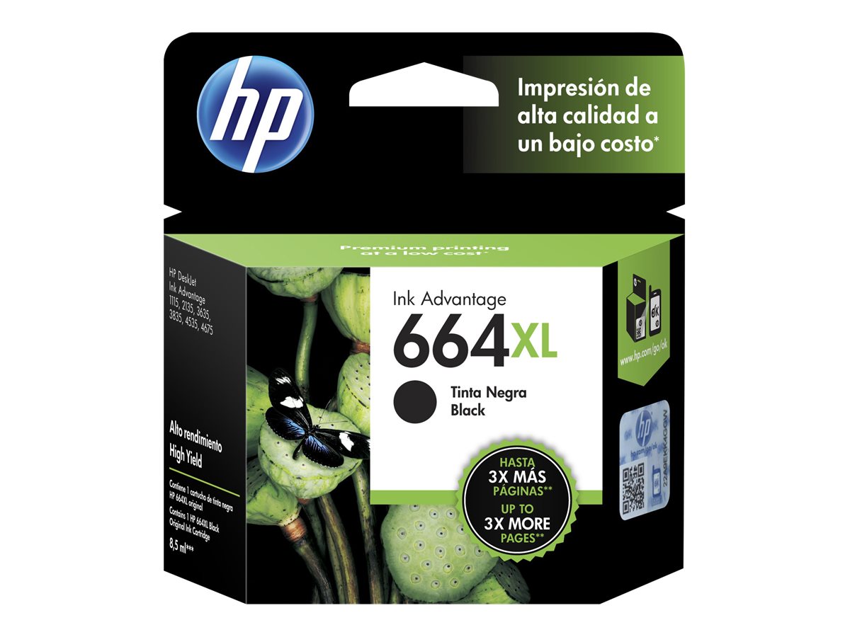 HP 664XL – High Yield – black – original – Ink Advantage – ink cartridge
