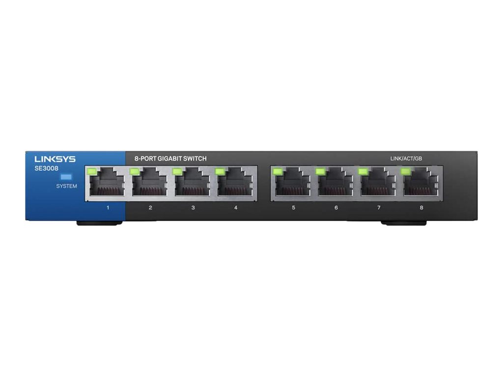 Linksys SE3008 – switch – 8 ports – unmanaged
