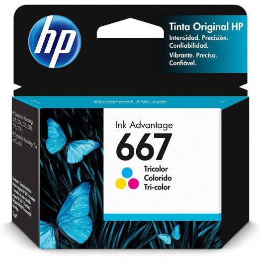 HP #667 Tri Color Ink 3YM78AL