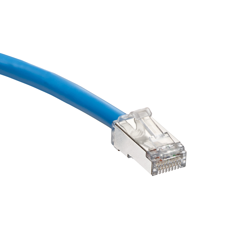 Leviton P.Cable Cat6 3ft Blue 052-6AS10-03L