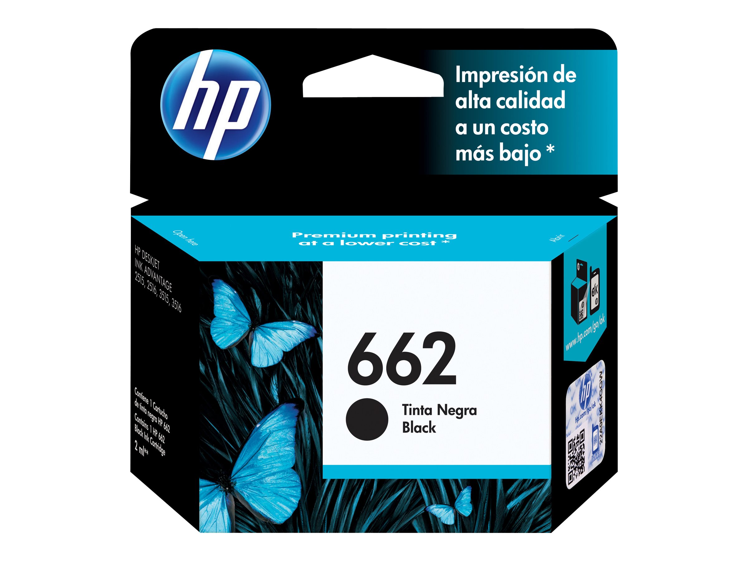 HP 662 – black – original – Ink Advantage – ink cartridge