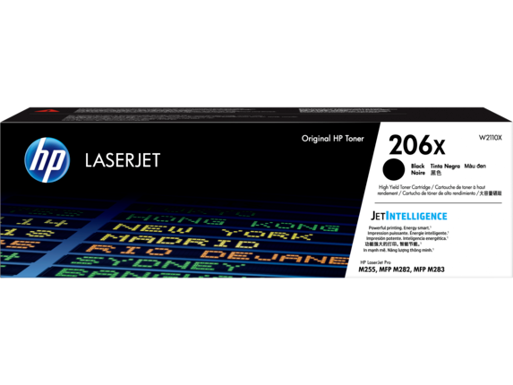 HP 206X – High Yield – black – original – LaserJet – toner cartridge (W2110X)