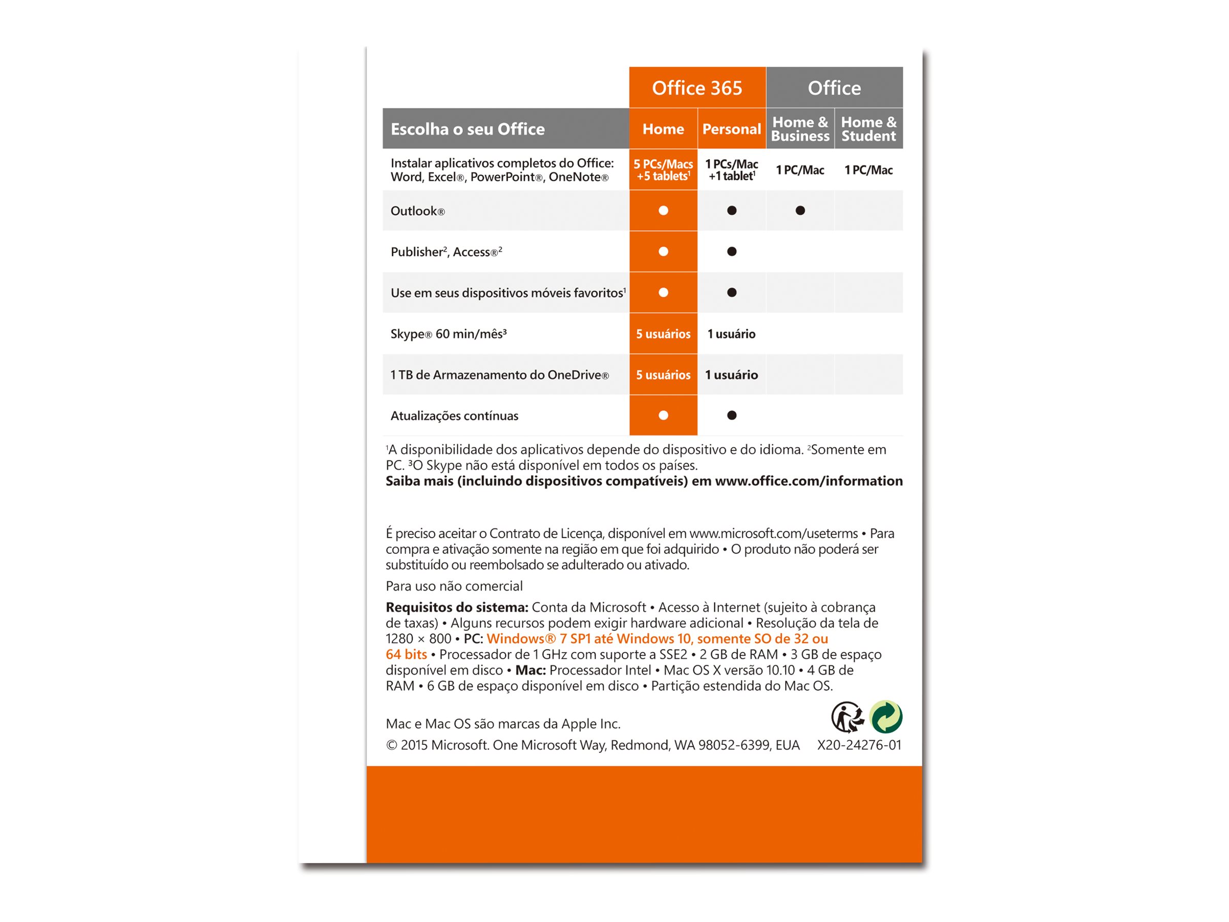 Microsoft 365 Family – subscription license (1 year) – up to 6 people
