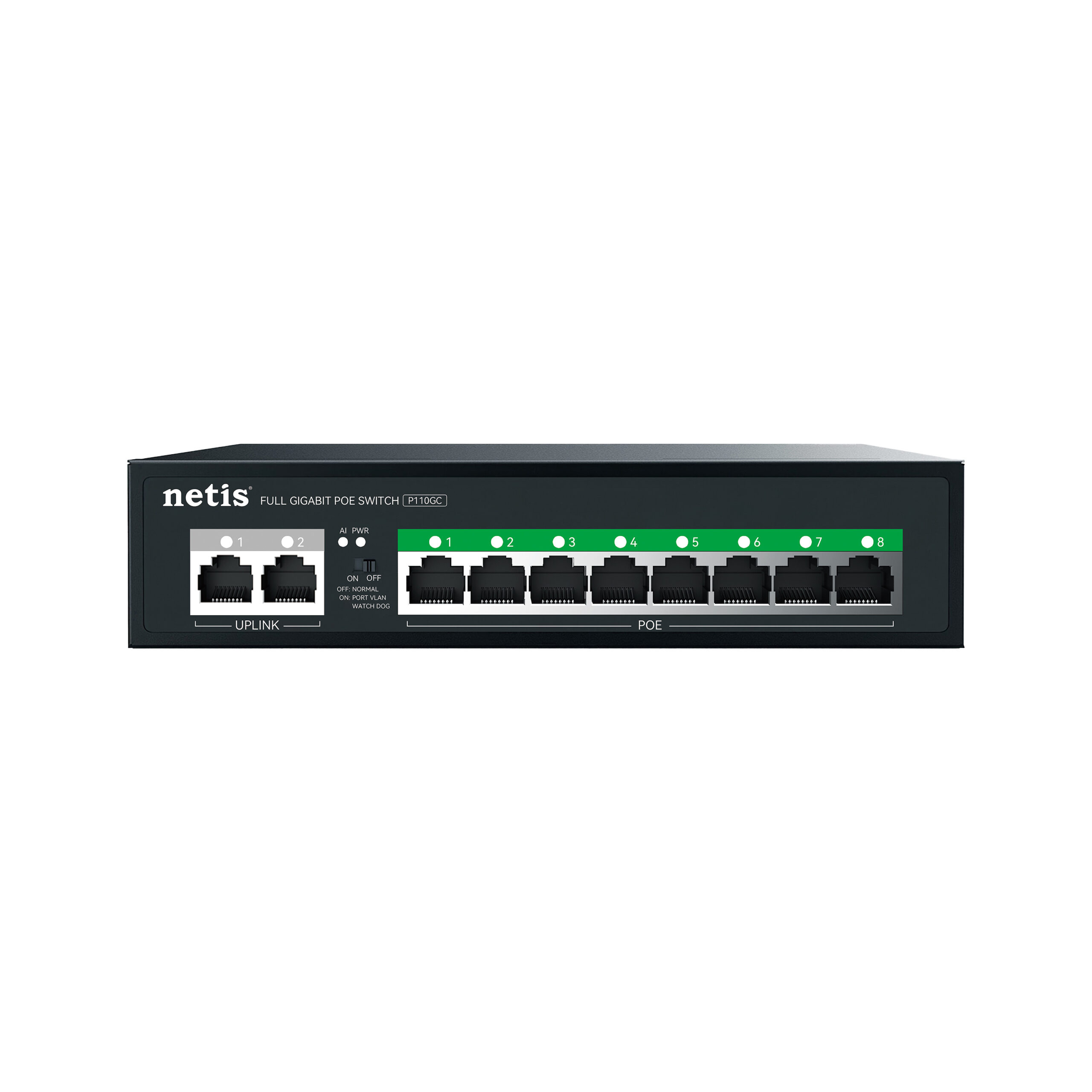 Netis P110GC – switch