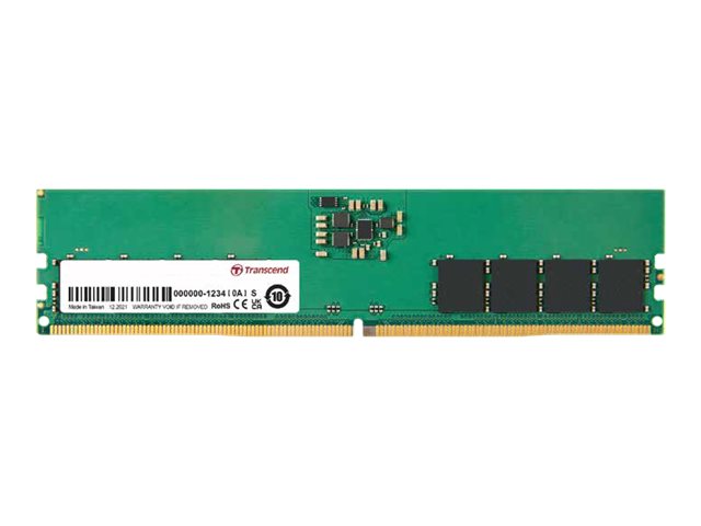 Transcend JetRAM – DDR5 – module – 8 GB – DIMM 288-pin – 4800 MHz / PC5-38400 – unbuffered