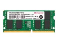 Transcend – DDR4 – module – 4 GB – SO-DIMM 260-pin – 2666 MHz / PC4-21300 – unbuffered