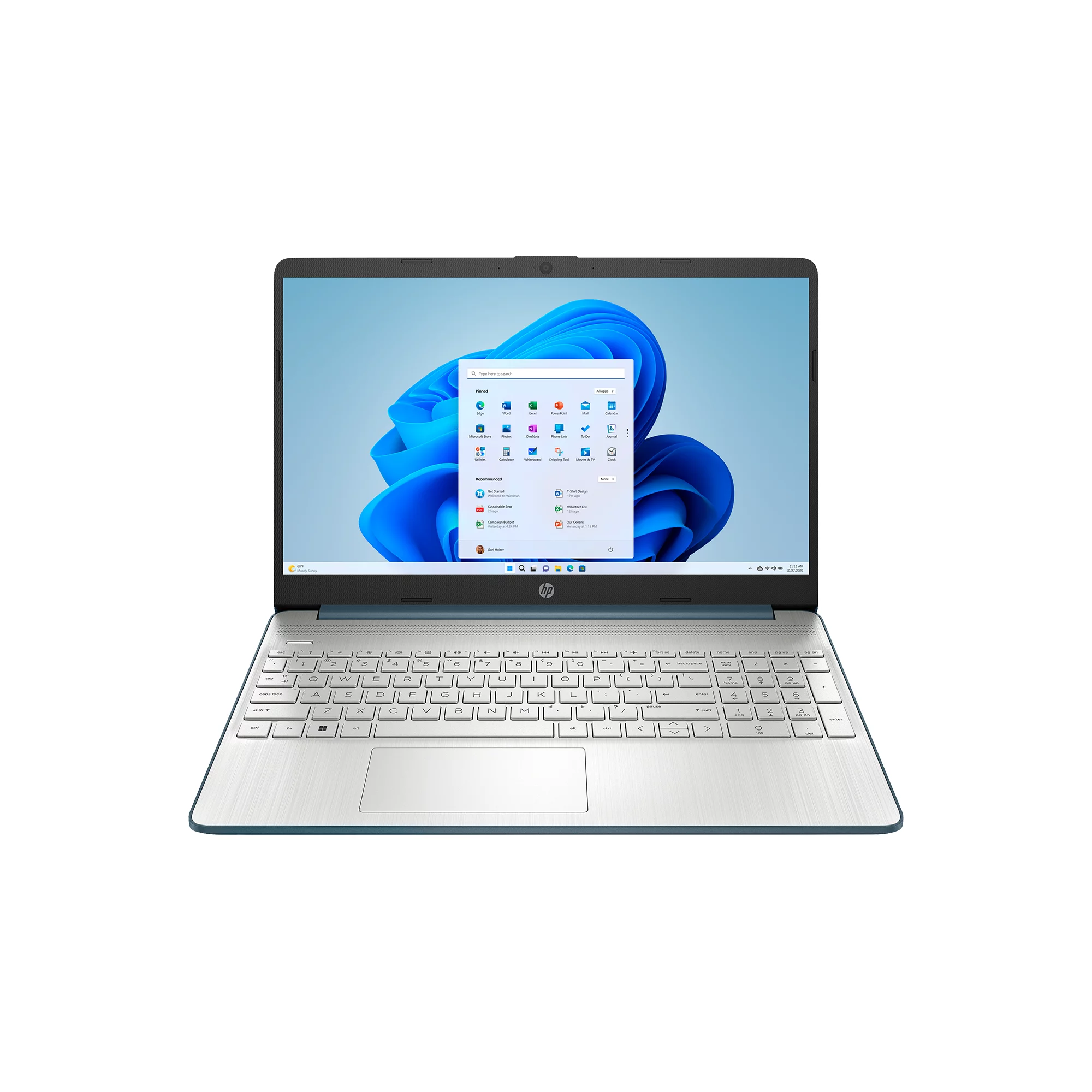 HP Laptop – Intel Core i3 – UHD Graphics – 8 GB RAM – 256 GB SSD NVMe – 15.6″ – Spruce Blue