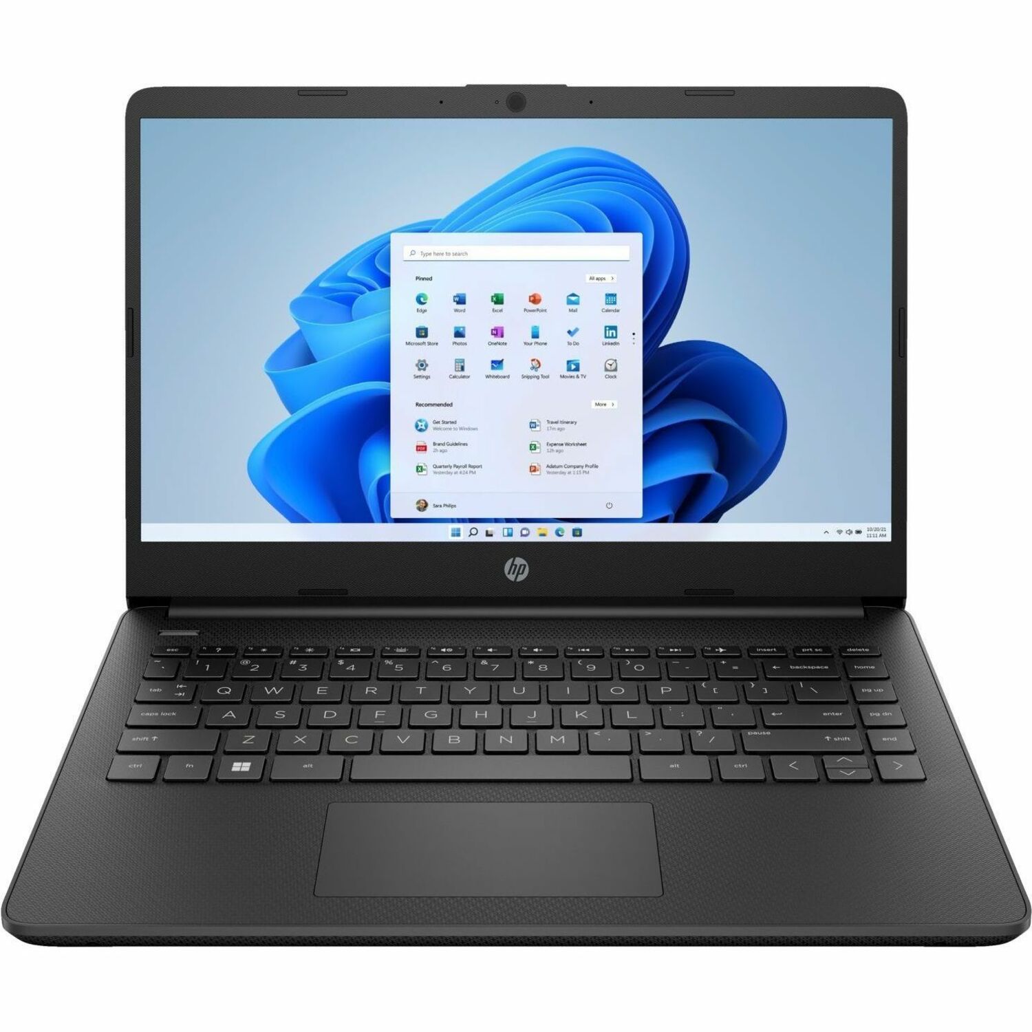 HP Laptop 14″ – Touchscreen Notebook – HD – 1366 x 768 – AMD Ryzen 7 5700U Octa-core (8 Core) – 16 GB Total RAM – 512 GB SSD – Jet Black