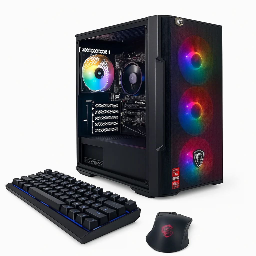 NSX Ryzen 7 5700G Gaming Desktop – 32GB RGB RAM – 512GB NVMe SSD – Radeon Vega 8 Graphics – Windows 11