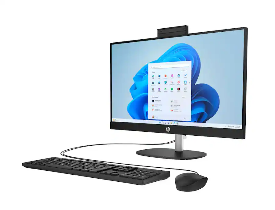 HP – 24 All-in-One 23.8 FHD – AMD Ryzen 3 7320U – 8GB LPDDR5 – 1TB PCIe SSD – AMD Radeon – Win 11 Pro w/USB Hub – Jet Black