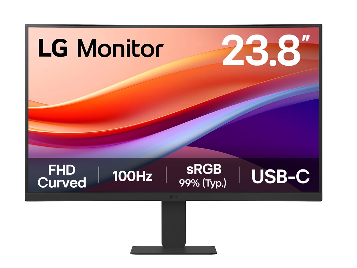 LG 24U421A-B – LCD monitor – curved – Full HD (1080p) – 24″ – HDR