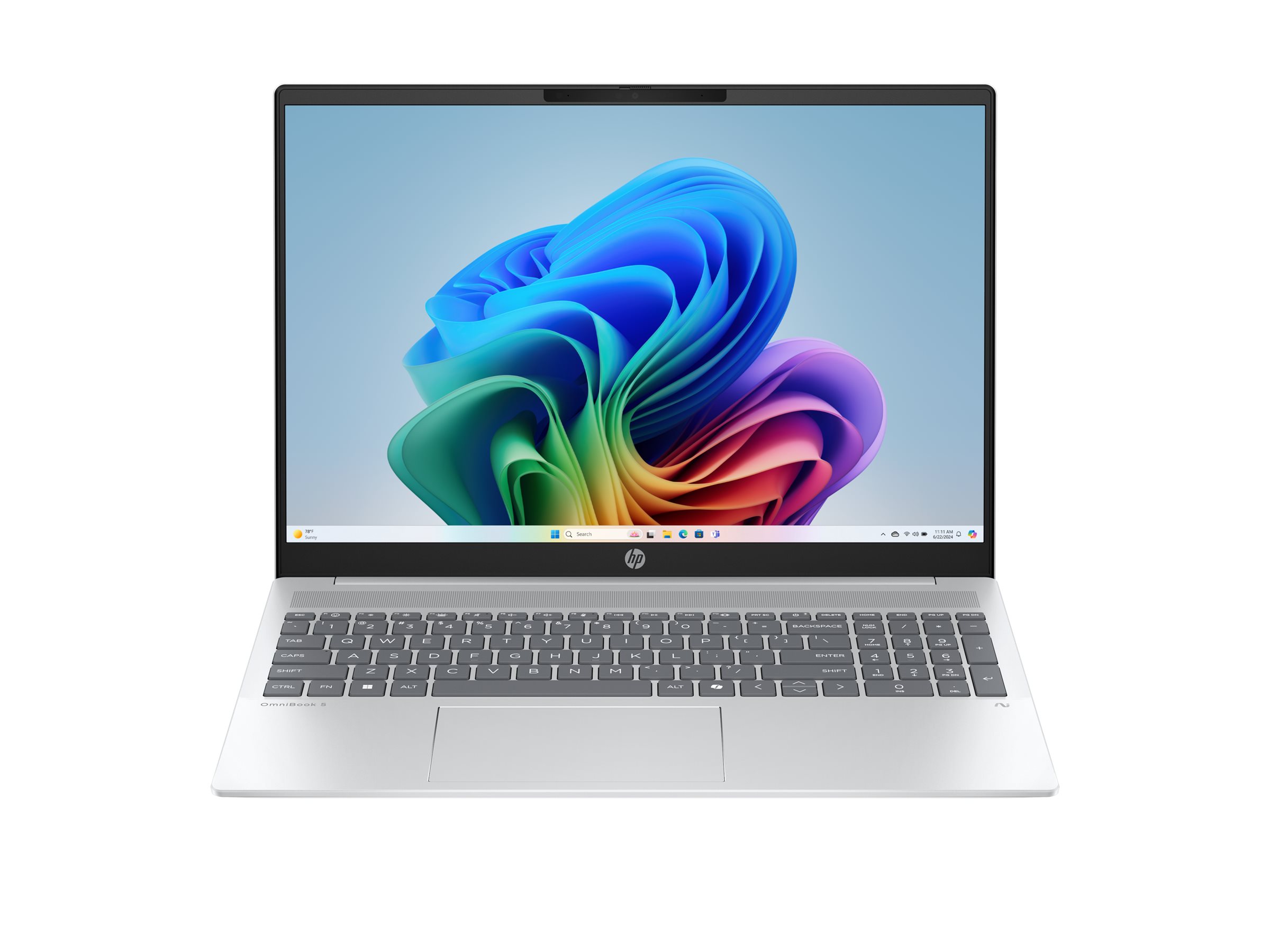 HP OmniBook 5 Laptop Next Gen 16-ag1070wm – Copilot+ PC – AMD Ryzen AI 7 – 350 / up to 5 GHz – Win 11 Home – Radeon 860M – 16 GB RAM – 512 GB SSD NVMe – 16″ IPS 1920 x 1200 (2K) – Wi-Fi 6E, Bluetooth